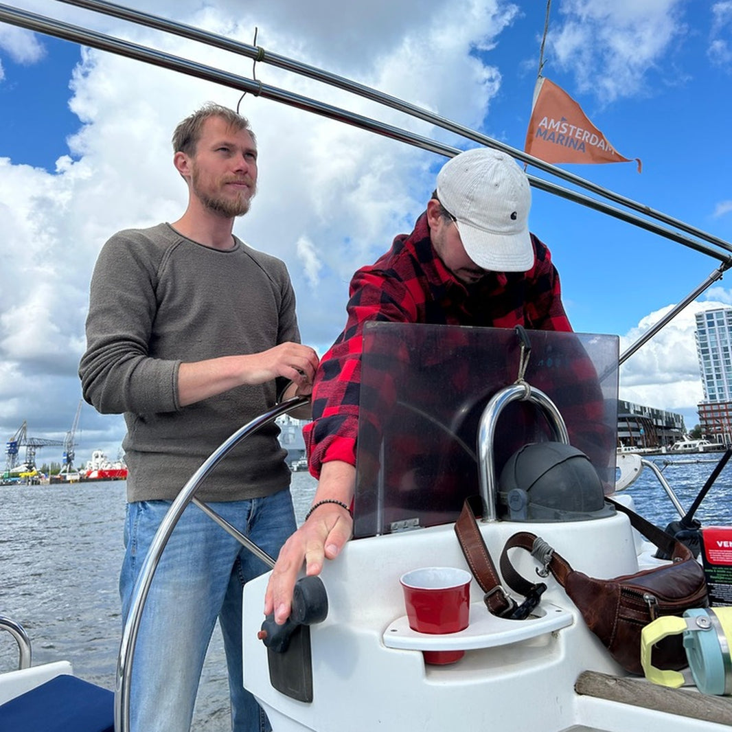 Mark de Haan aan het roer